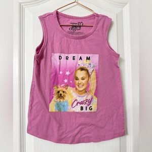 Nickelodeon JoJo Siwa Girls XS 4-5 Tank Top T-Shirt Top